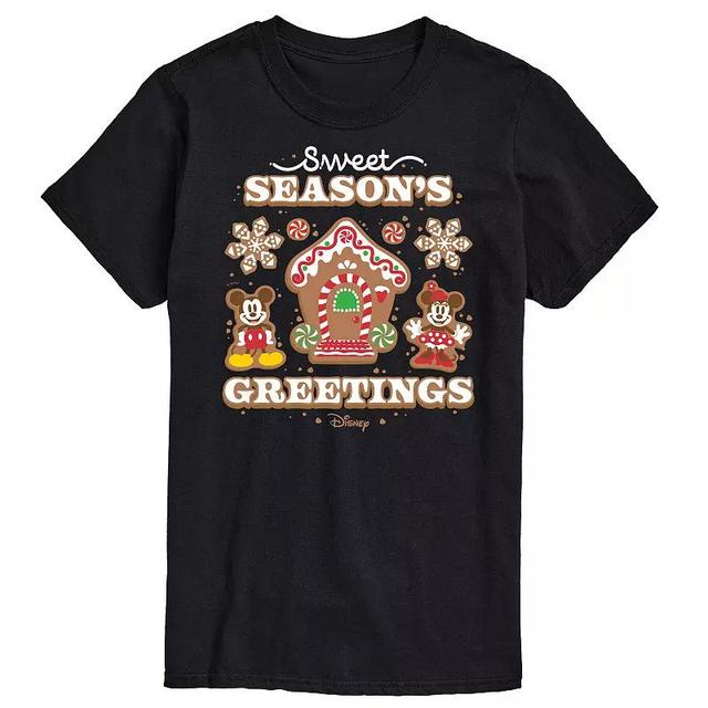 Disneys Mickey & Minnie Mouse Mens Sweet Seasons Greetings Graphic Tee Product Image