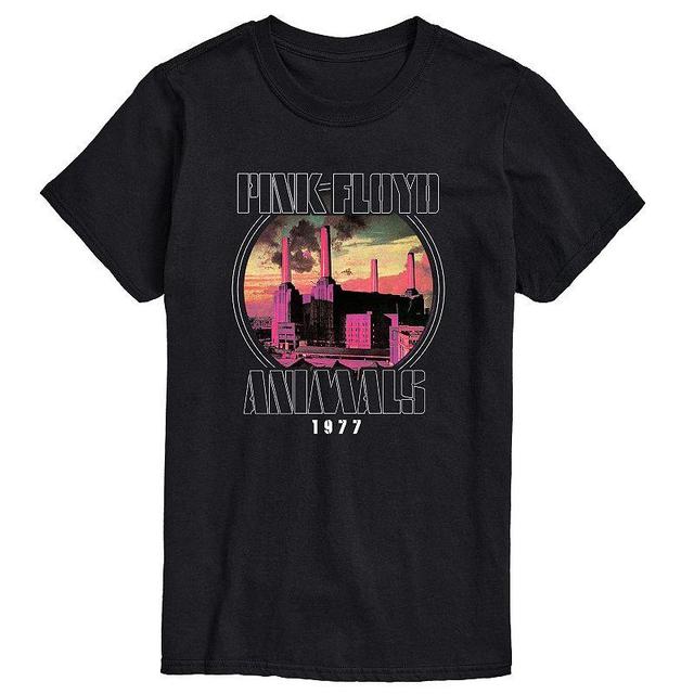 Big & Tall Pink Floyd Animals Tee, Mens Black Product Image