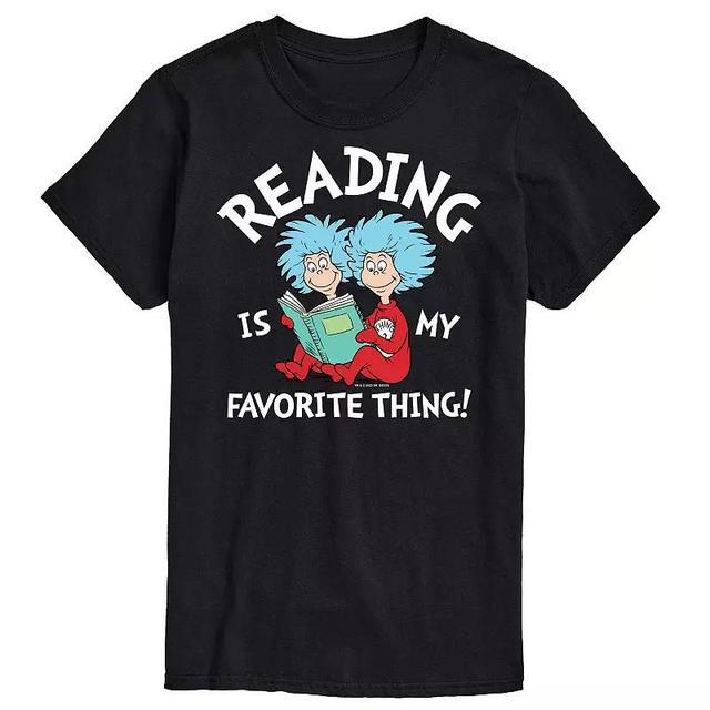 Big & Tall Dr. Seuss Reading Is My Favorite Graphic Tee, Mens Product Image