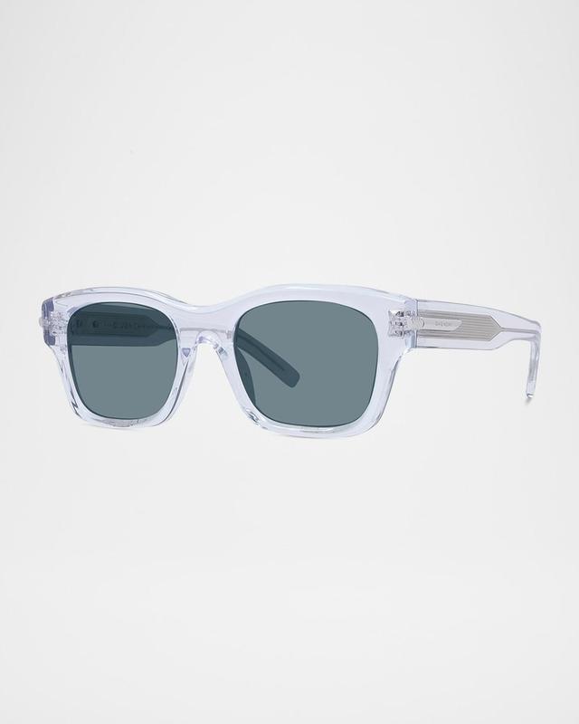 Men's GV One Acetate and Nylon Rectangle Sunglasses Product Image