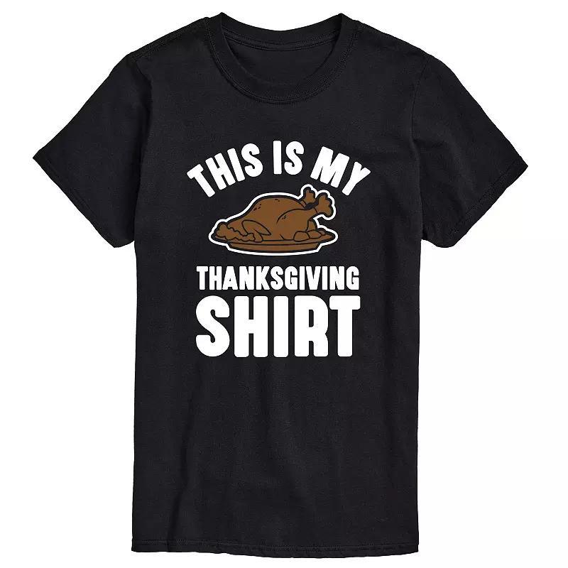 Big & Tall My Thanksgiving Shirt Tee, Mens Product Image