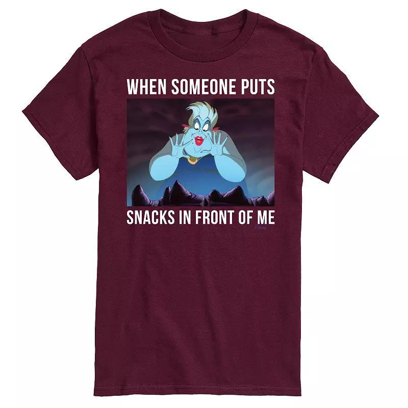 Mens Disney Villains Ursula Snacks Graphic Tee Product Image