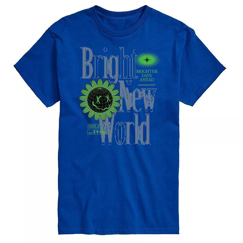 Big & Tall Bright World Tee, Mens Product Image