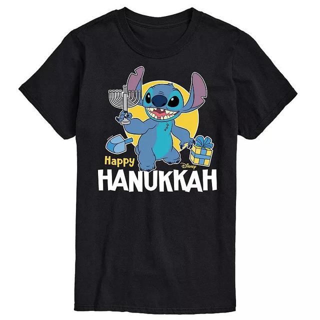 Disneys Lilo & Stitch Mens Happy Hanukkah Graphic Tee Product Image