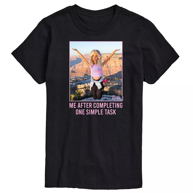 Mens Barbie One Simple Task Graphic Tee Product Image