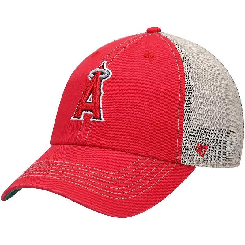 Mens 47 Los Angeles Angels Trawler Clean Up Trucker Snapback Hat Product Image