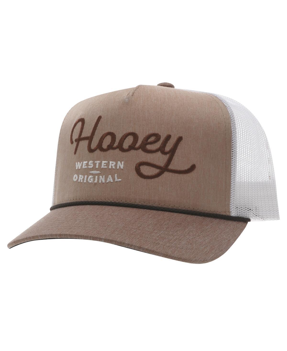 Hooey Mens Tan/ Og High Profile Trucker Snapback Hat - Tan Product Image