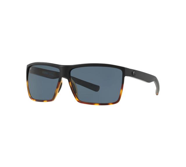 Costa Del Mar 63mm Polarized Oversize Rectangular Sunglasses Product Image