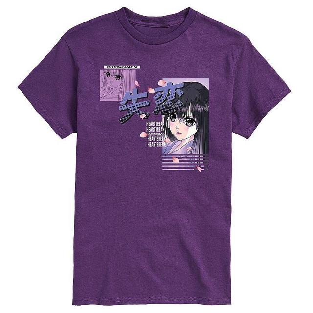 Mens Anime Heartbreak Tee Product Image