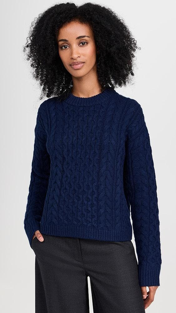 Theory Aran Cable Knit Pullover | Shopbop Product Image