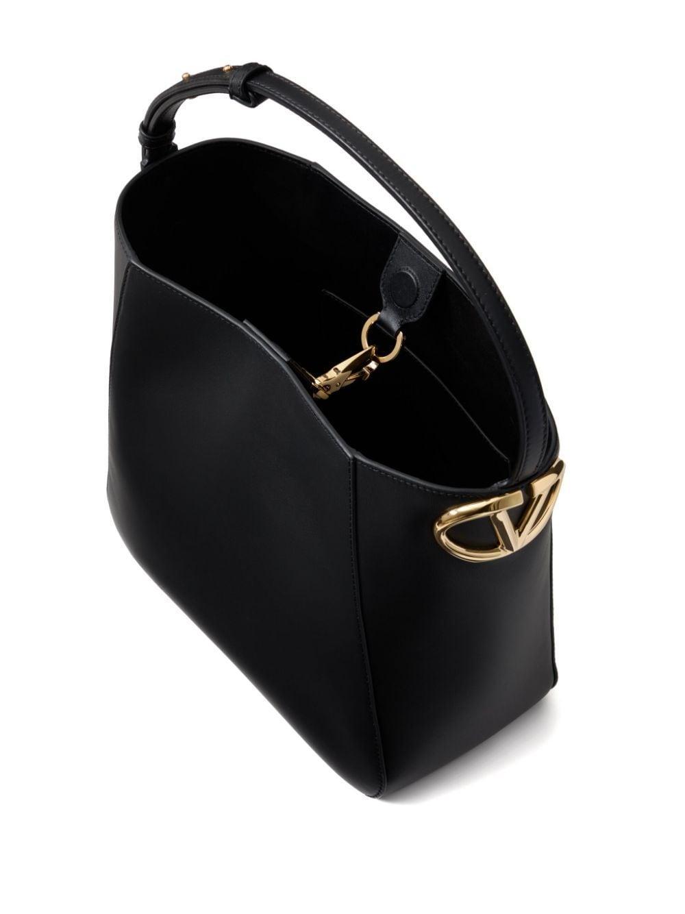 VALENTINO GARAVANI V Logo Side Leather Bucket Bag Product Image