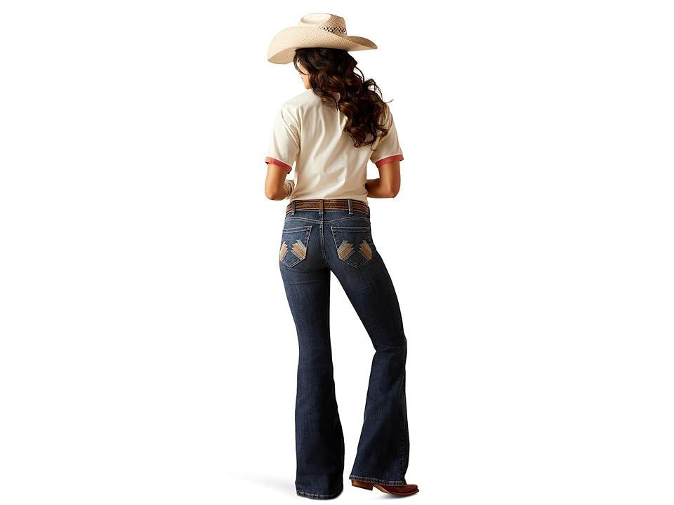 Ariat Perfect-Rise Paulina Flare Jeans in Florida (Florida) Women's Jeans Product Image