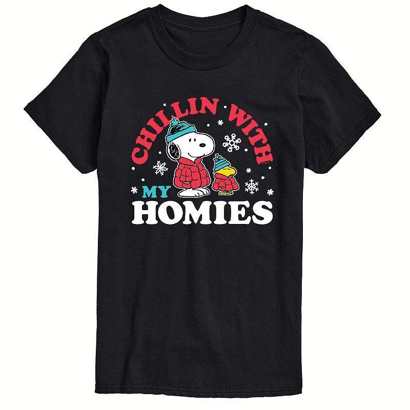 Mens Peanuts Chillin With My Homies Tee Product Image