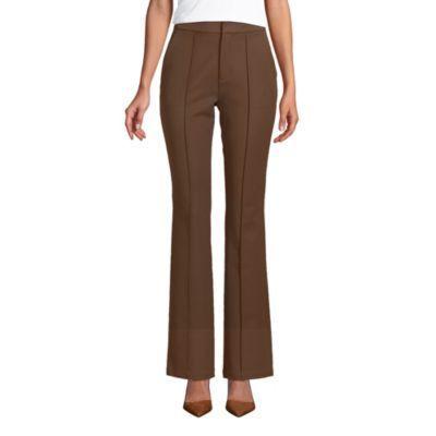 Women's High Rise Bi Stretch Pintuck Boot Cut Pants Product Image