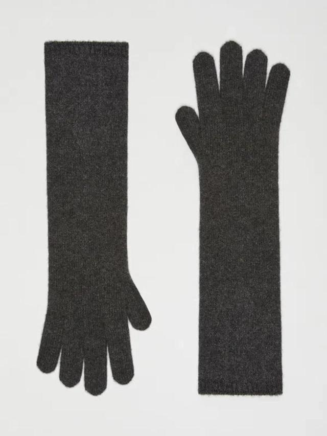 Cashmere Gloves In Grey Product Image