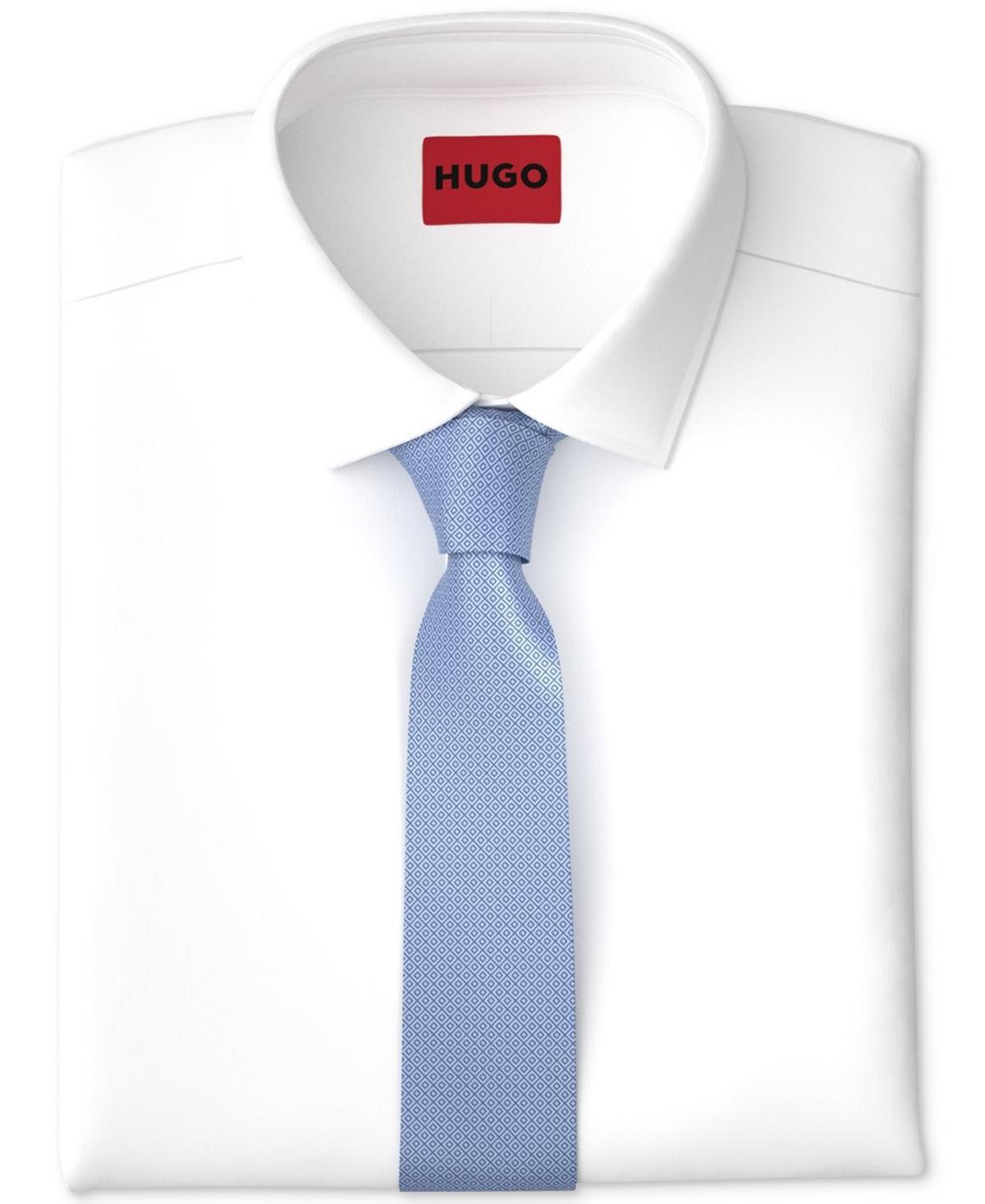 Hugo by Hugo Boss Mens Skinny Jacquard Tie - Light Product Image