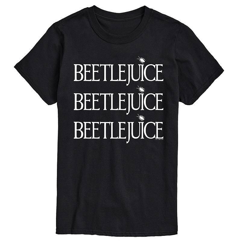 Mens Beetlejuice Stacked Tee Product Image