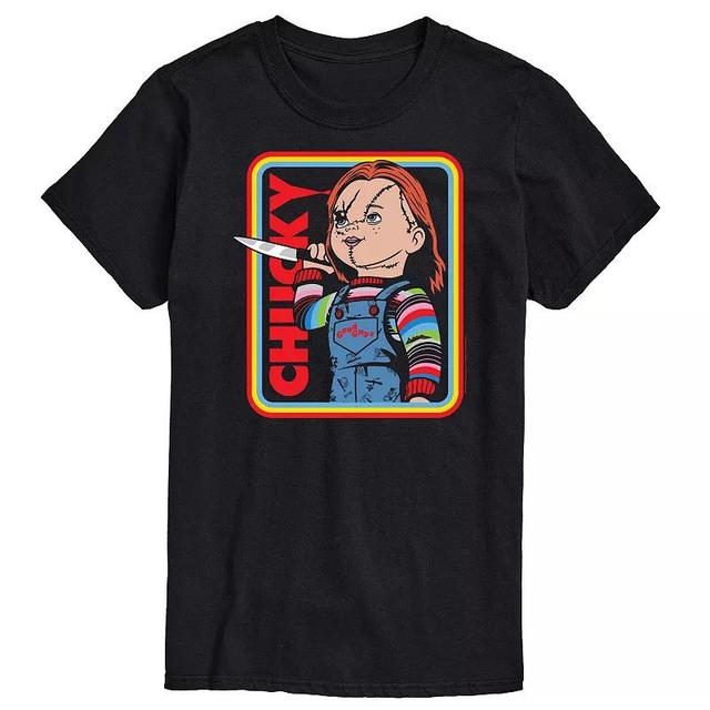 Mens Chucky Retro Frame Graphic Tee Blue Product Image