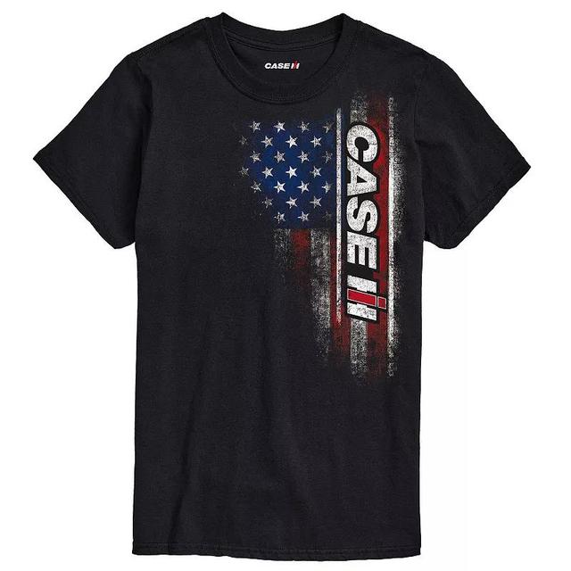 Mens Case IH American Flag Tee Blue Product Image