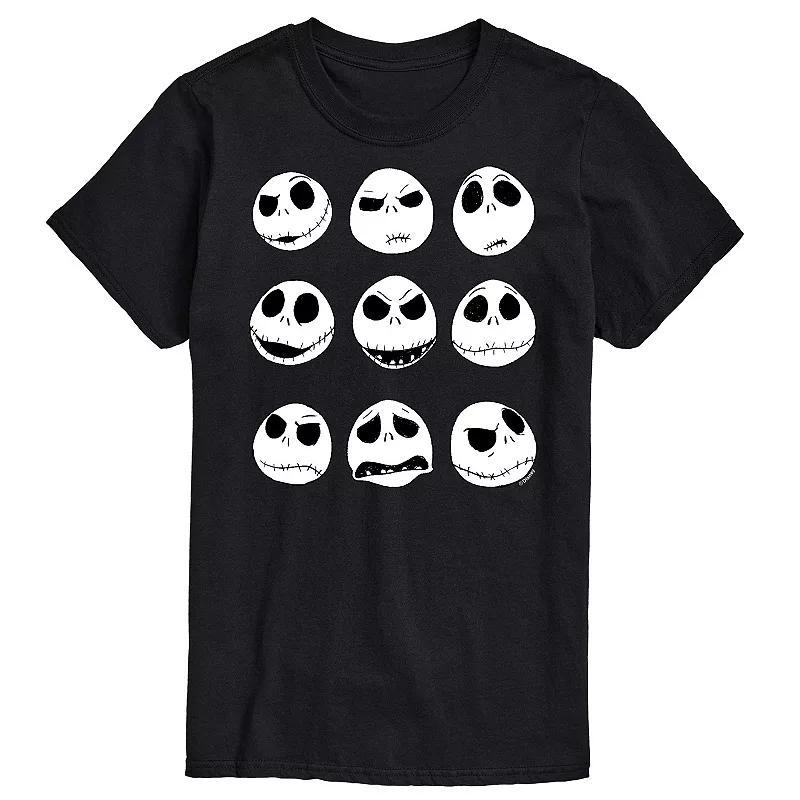 Disneys The Nightmare Before Christmas Jack Skellington Mens Grid Graphic Tee Product Image