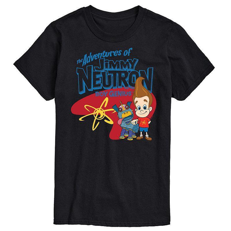 Mens Jimmy Neutron Group Logo Tee Black Product Image