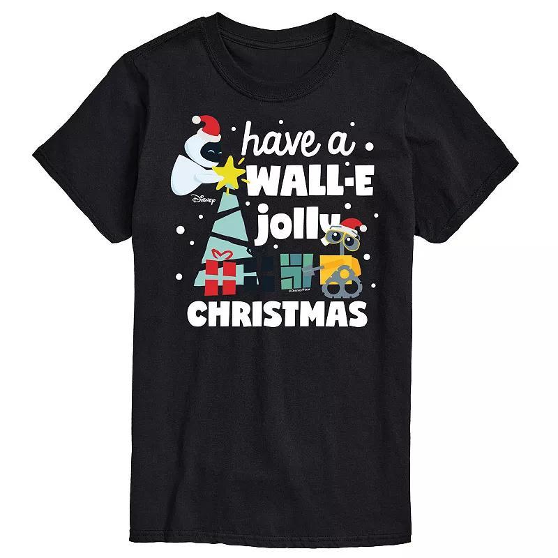 Disneys Wall-E Big & Tall Jolly Christmas Graphic Tee, Mens Product Image