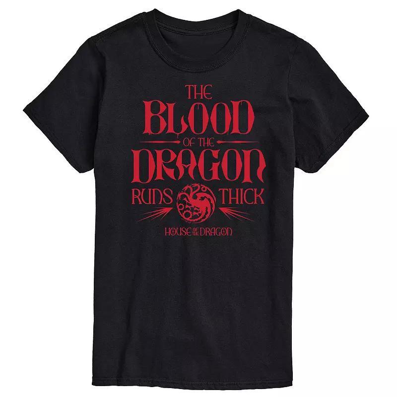 Mens House Of The Dragon Blood Of Dragon Graphic Tee Product Image