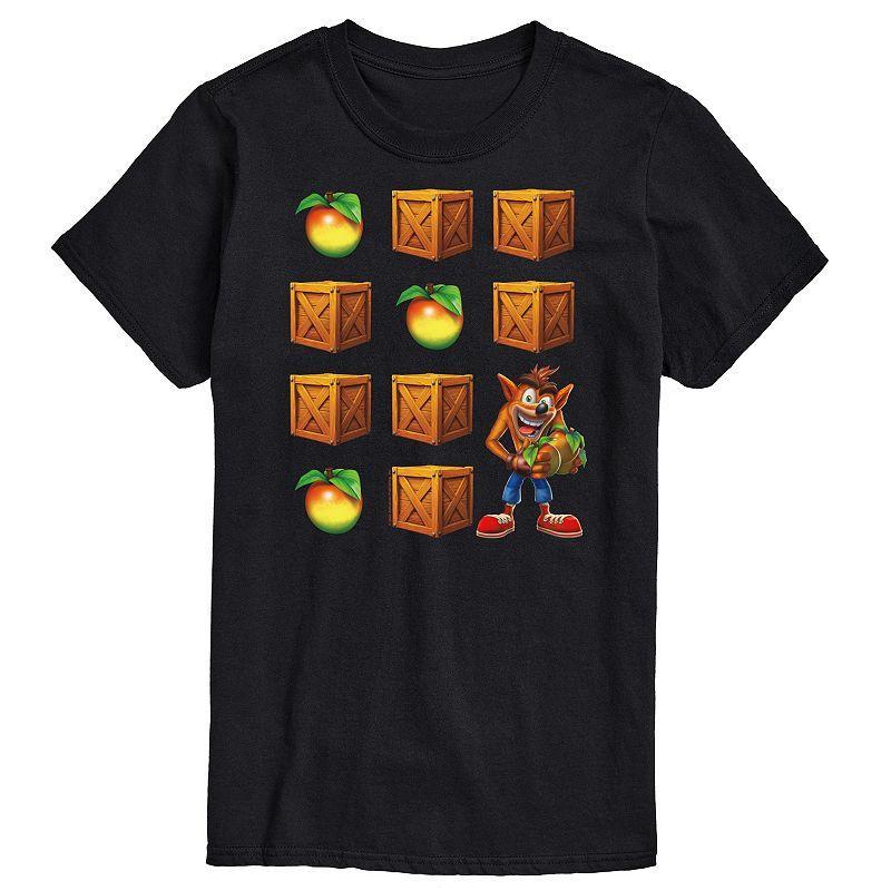 Mens Crash Bandicoot Crate Grid Tee Product Image