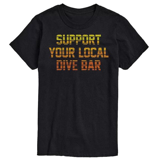 Mens Support Local Dive Bar Tee Product Image