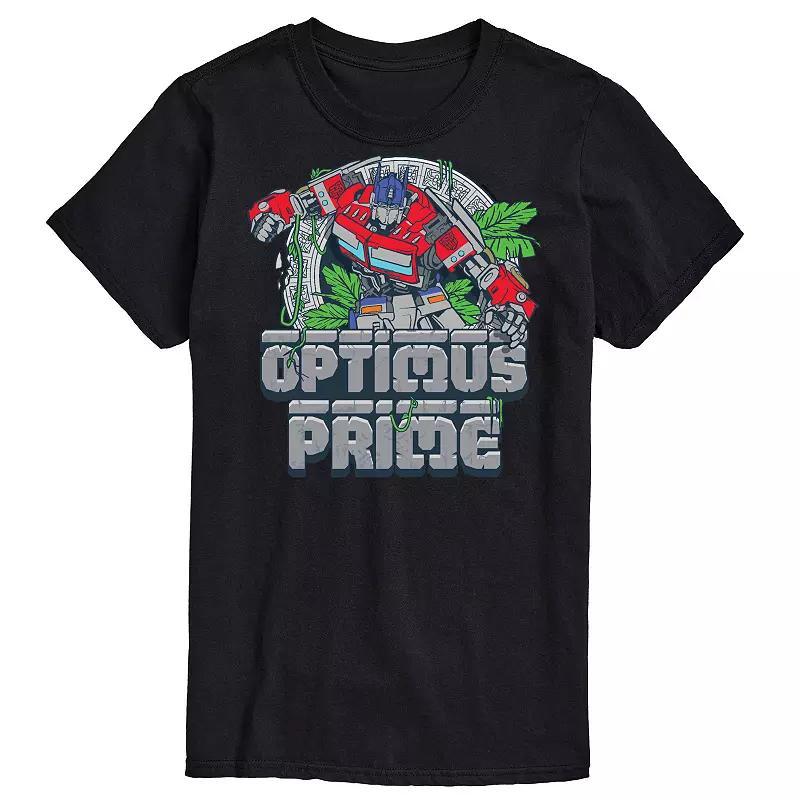 Big & Tall Transformers Optimus Prime Graphic Tee, Mens Blue Product Image