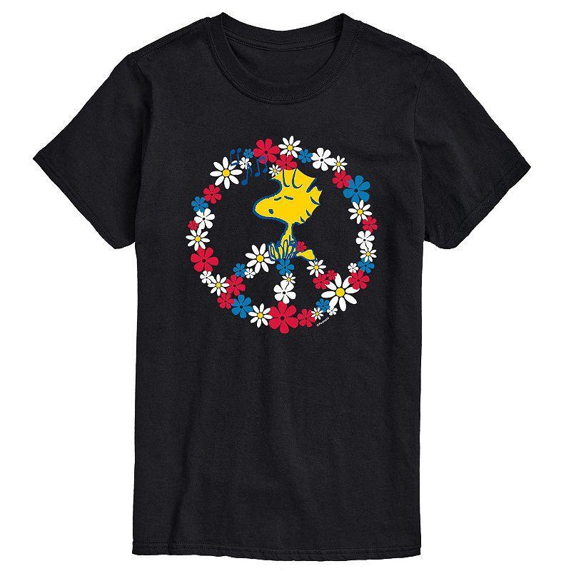 Mens Peanuts Woodstock Peace Tee Product Image