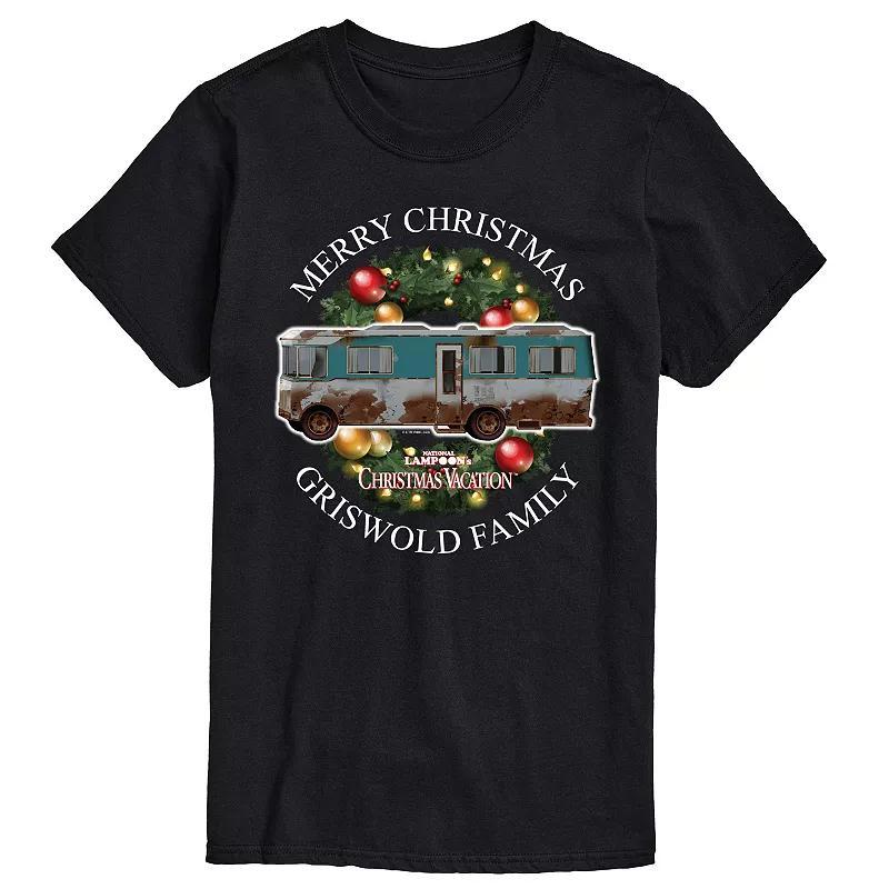 Mens National Lampoons Christmas Vacation Merry Christmas Graphic Tee Black Product Image