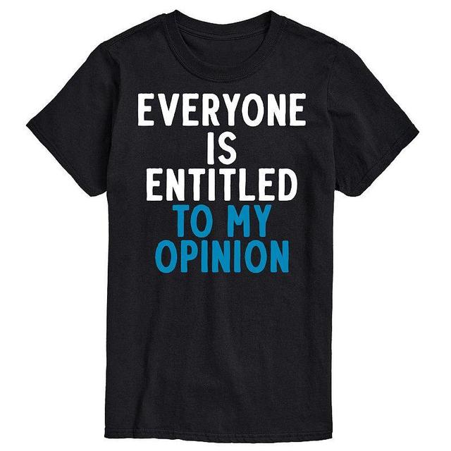 Mens Entitled To My Opinon Tee Product Image