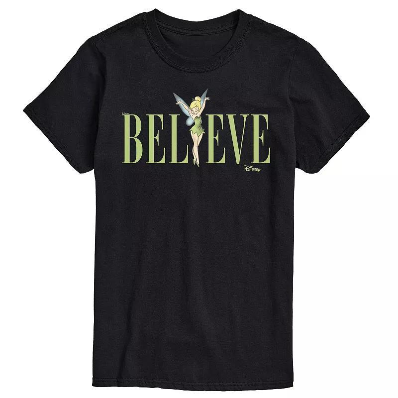 Disneys Tinker Bell Big & Tall Believe Graphic Tee, Mens Product Image