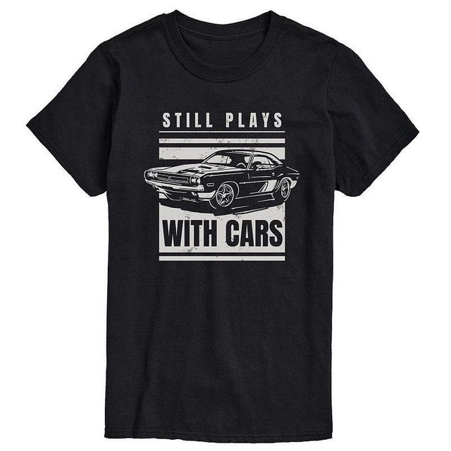 Big & Tall Plays With Cars Tee, Mens Product Image