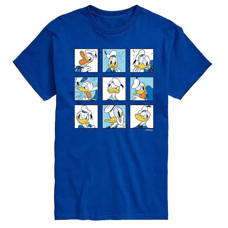 Disneys Mickey Mouse & Friends Donald Duck Mens Grid Graphic Tee Product Image