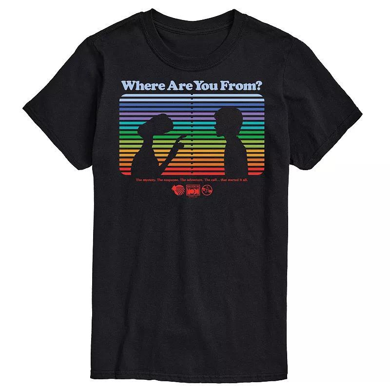 Big & Tall ET Where Are You From, Mens Black Product Image