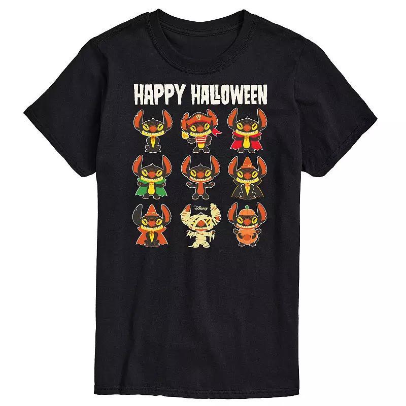 Disneys Lilo & Stitch Big & Tall Happy Halloween Graphic Tee, Mens Product Image