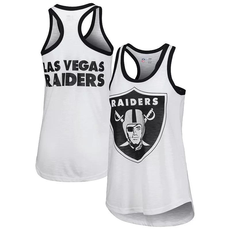 Womens G-III 4Her by Carl Banks White Las Vegas Raiders Tater Tank Top Product Image