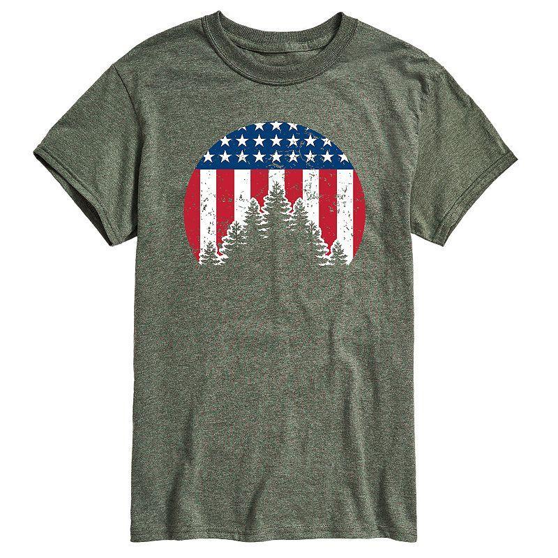 Mens American Outdoor Graphic Tee Product Image