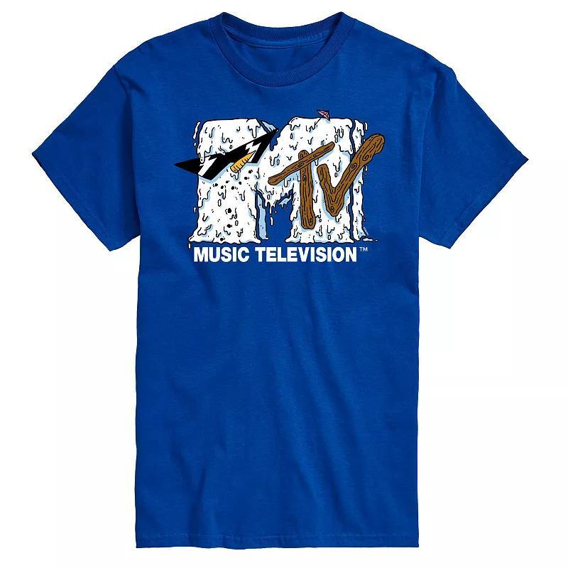 Mens MTV Snowman Logo Graphic Tee Product Image