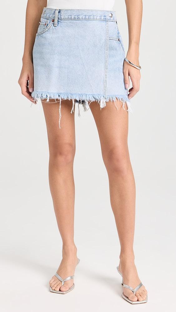 RE/DONE RE/DONE x Pam Mid Rise Wrap Skirt | Shopbop Product Image