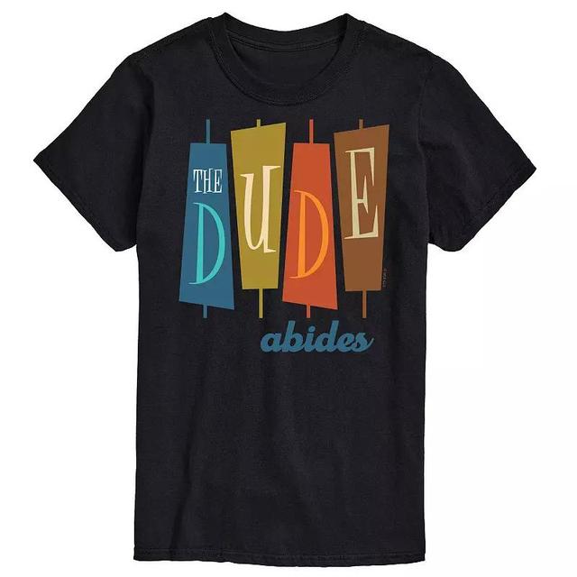 Big & Tall The Big Lebowski Retro Dude Abides Tee, Mens Product Image