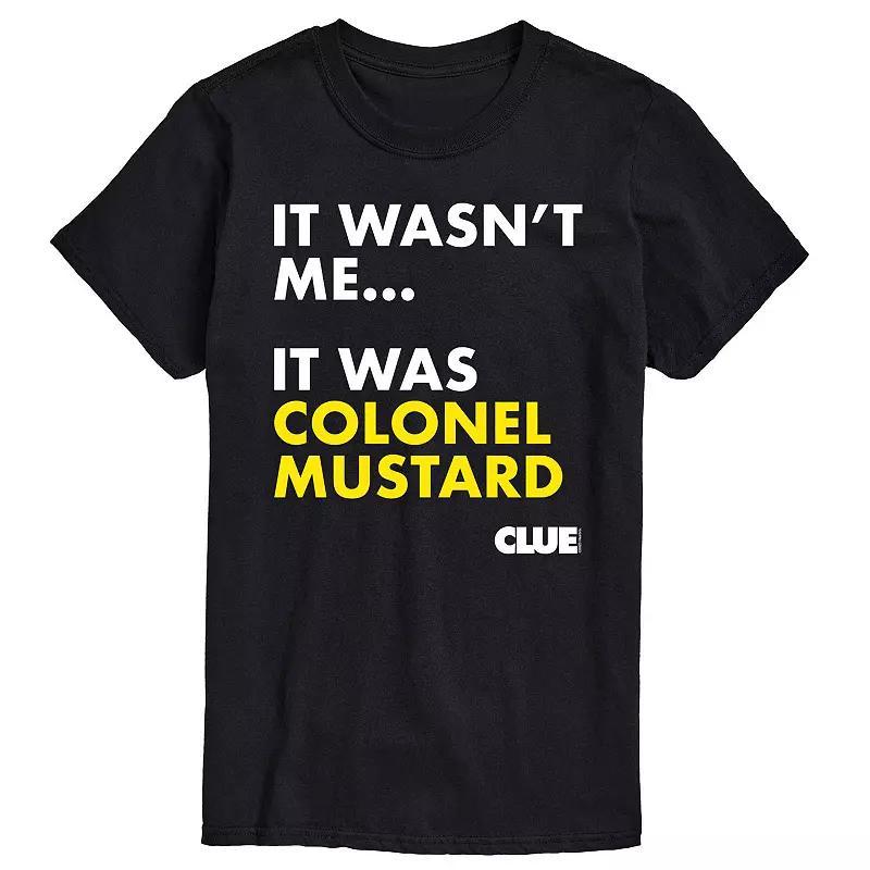 Mens Clue It Was Colonel Mustard Graphic Tee Product Image