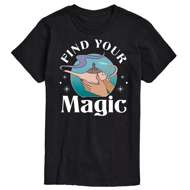 Disney Princess Big & Tall Find Your Magic Graphic Tee, Mens Blue Product Image