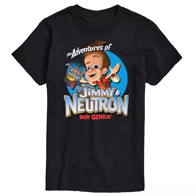 Big & Tall Adventures Of Jimmy Neutron Action Graphic Tee, Mens Product Image