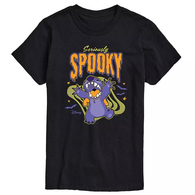 Disneys Lilo & Stitch Mens Seriously Spooky Tee Blue Product Image