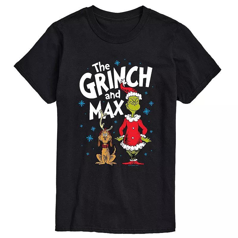 Big & Tall Grinch The And Max Tee, Mens Product Image