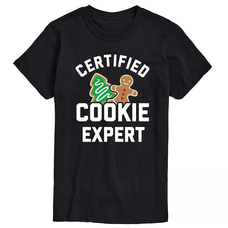 Big & Tall Certified Cookie Expert Tee, Mens Product Image