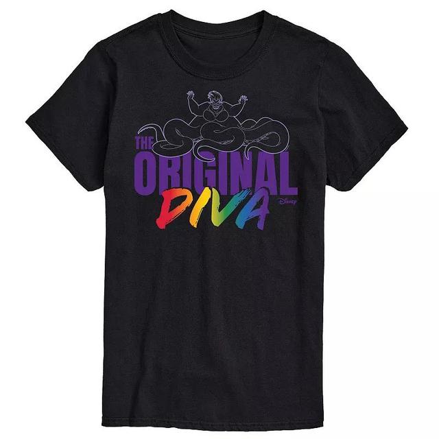 Disneys Villians Big & Tall Original Diva Graphic Tee, Mens Product Image